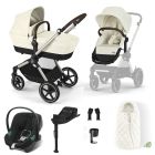 Cybex Eos Lux 9 Piece Bundle - Seashell Beige