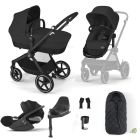 Cybex Eos Lux 9 Piece Cloud T Bundle - Moon Black
