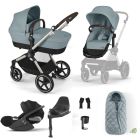 Cybex Eos Lux 9 Piece Cloud T Bundle - Sky Blue