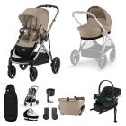 Cybex Gazelle S 11 Piece Bundle - Almond Beige