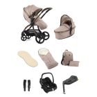 egg3® Luxury Bundle with Cabriofix - SE Houndstooth Almond