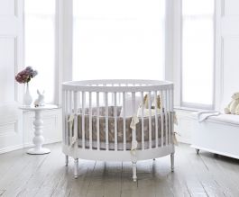 Baby cot round hotsell