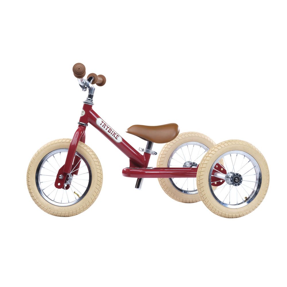 Trybike 2 in 1 Steel Vintage Red - Babylicious Hoylake