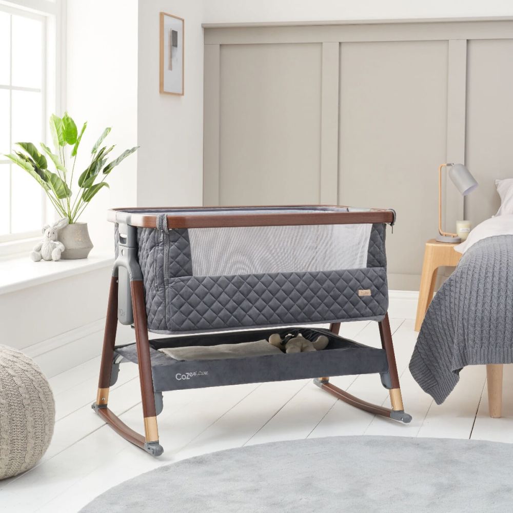 Tutti Bambini Cozee Crib Rocking Bars for Cozee Lite Cozee and Cozee XL Walnut