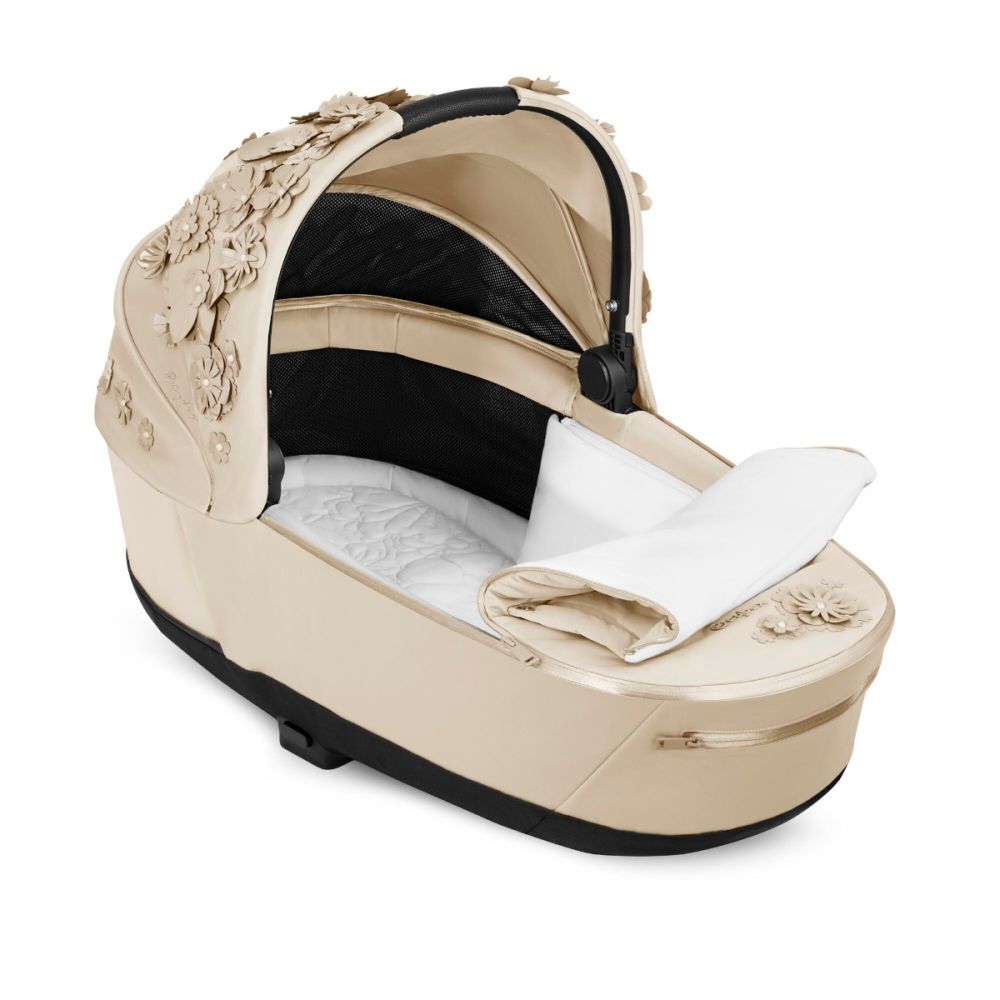 Cybex PRIAM Lux Carry Cot Simply Flowers Beige Babylicious Hoylake Babylicious Hoylake