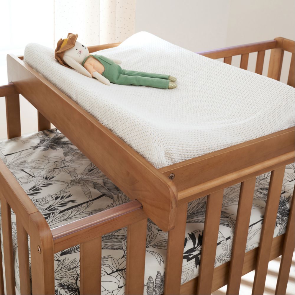 Tutti Bambini Malmo Cot Bed Cot Top Changer and Mattress Bundle Oak Babylicious Hoylake Babylicious Hoylake