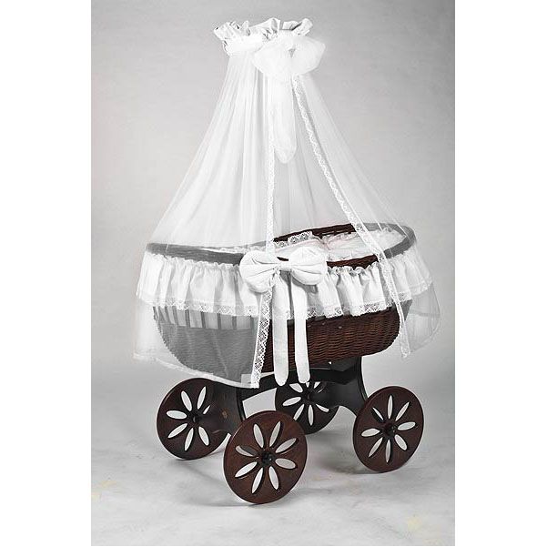 Antique cheap white crib