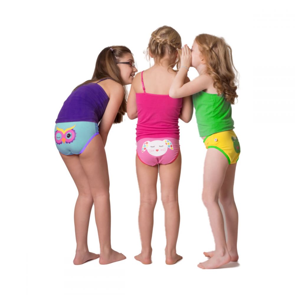 Zoocchini Girls 3 Piece Organic Panty Set 2-3 Years - Babylicious